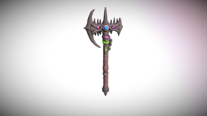 Dark phantasy axe 3D Model