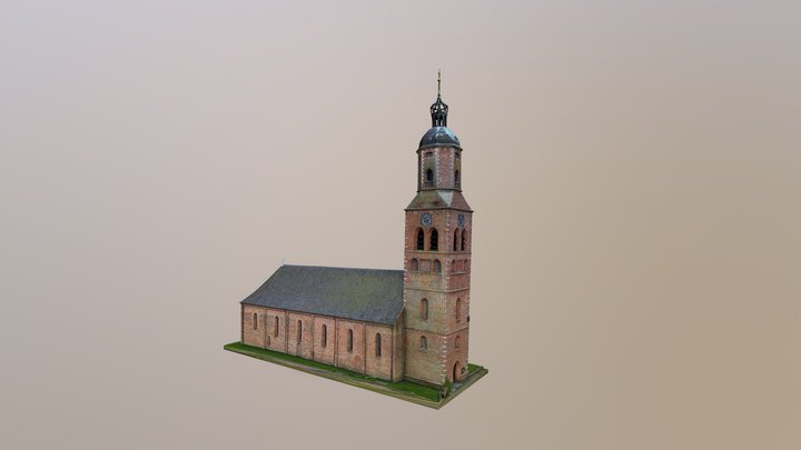 Kerk Eenrum 3D Model