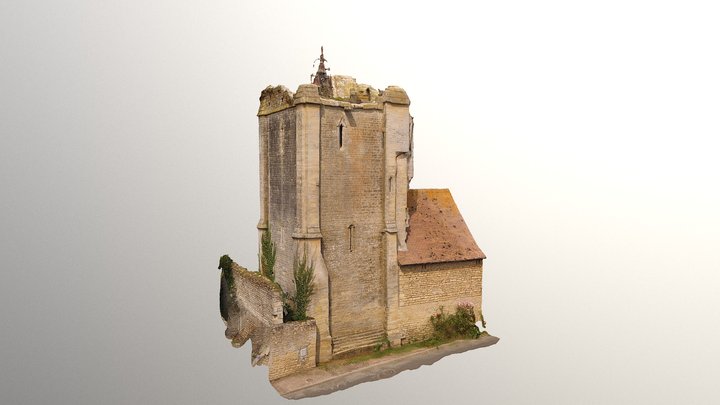 Tour de Justice - Saint Gabriel de Brecy 3D Model