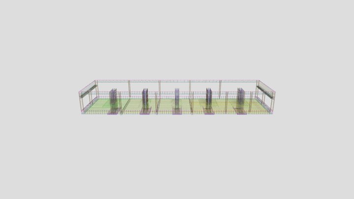 ARMADURAS ESTRUTURA AUTOCLAVE REVISADO 3D Model