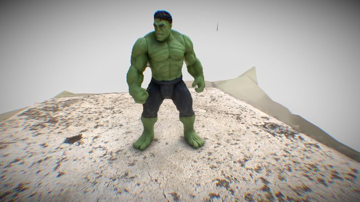 Hulk 3d Scanned 3D Model