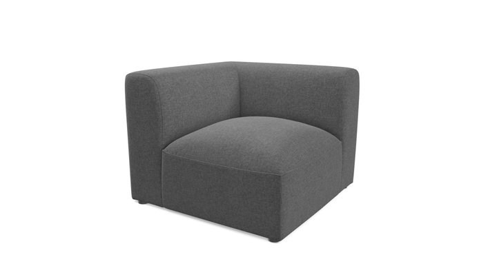Juno Modular Corner End Seat, Marl Grey