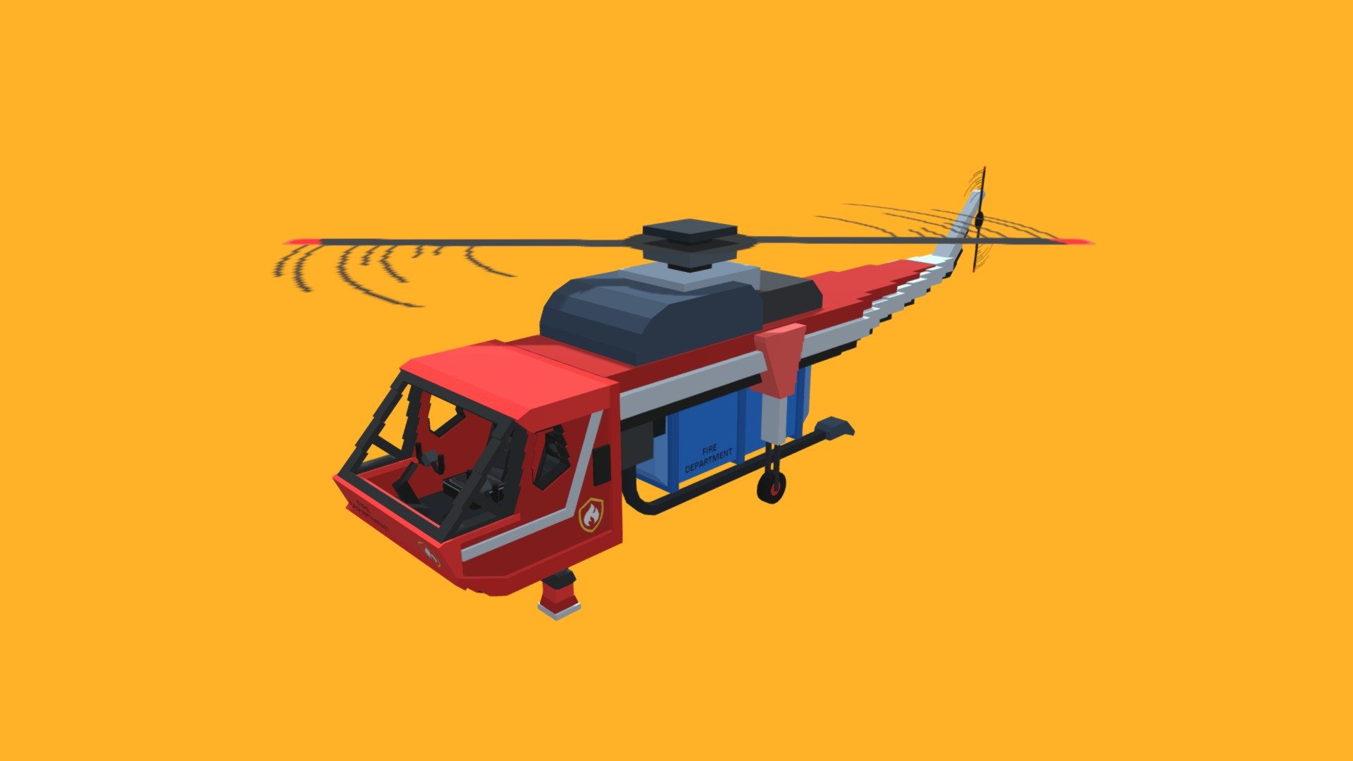 PixelMine | Fire Department Helicopter - 3D model by PixelMine [6c04c61 ...