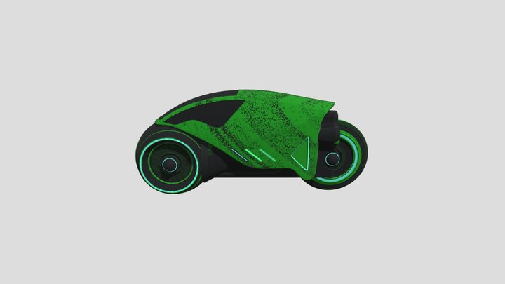 Light Cycle - Tron Uprez 3D Model