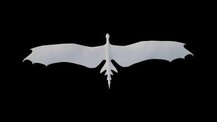 Basic Shape of ViperWyvern designed by 100%Beef 3D Model