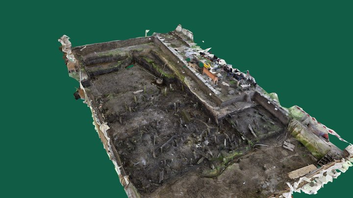 Scavo archeologico Lago Lucone 3D Model