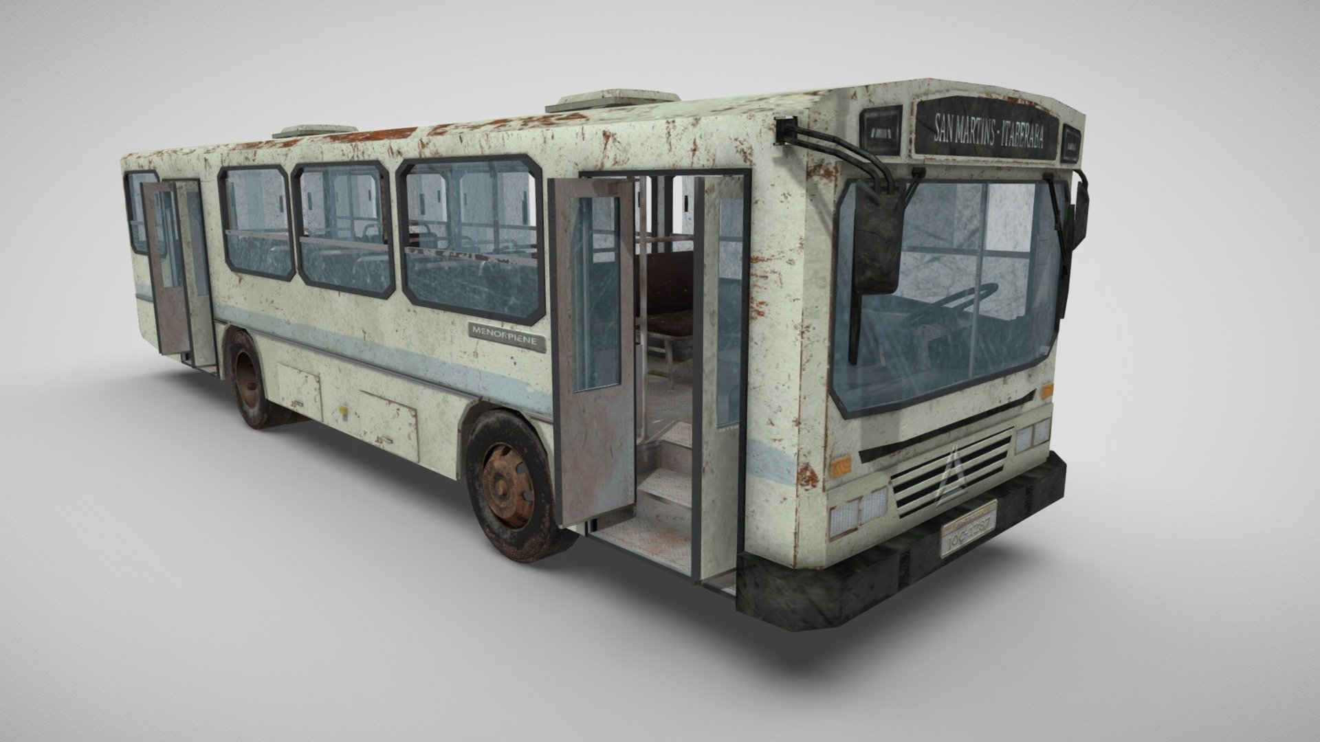 Mini bus First buses 3D Model $7 - .lwo - Free3D