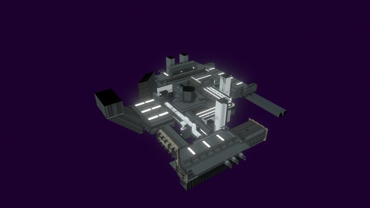 combine bunker 914 3D Model
