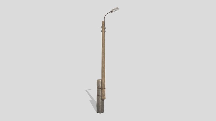Lamppost from the USSR 3D Model