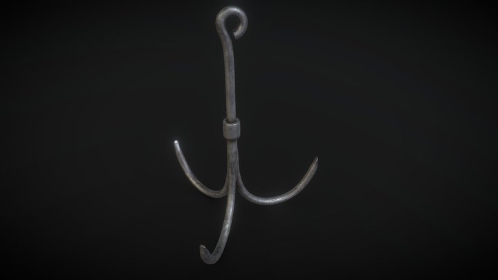 Grappling Hook 3D Model