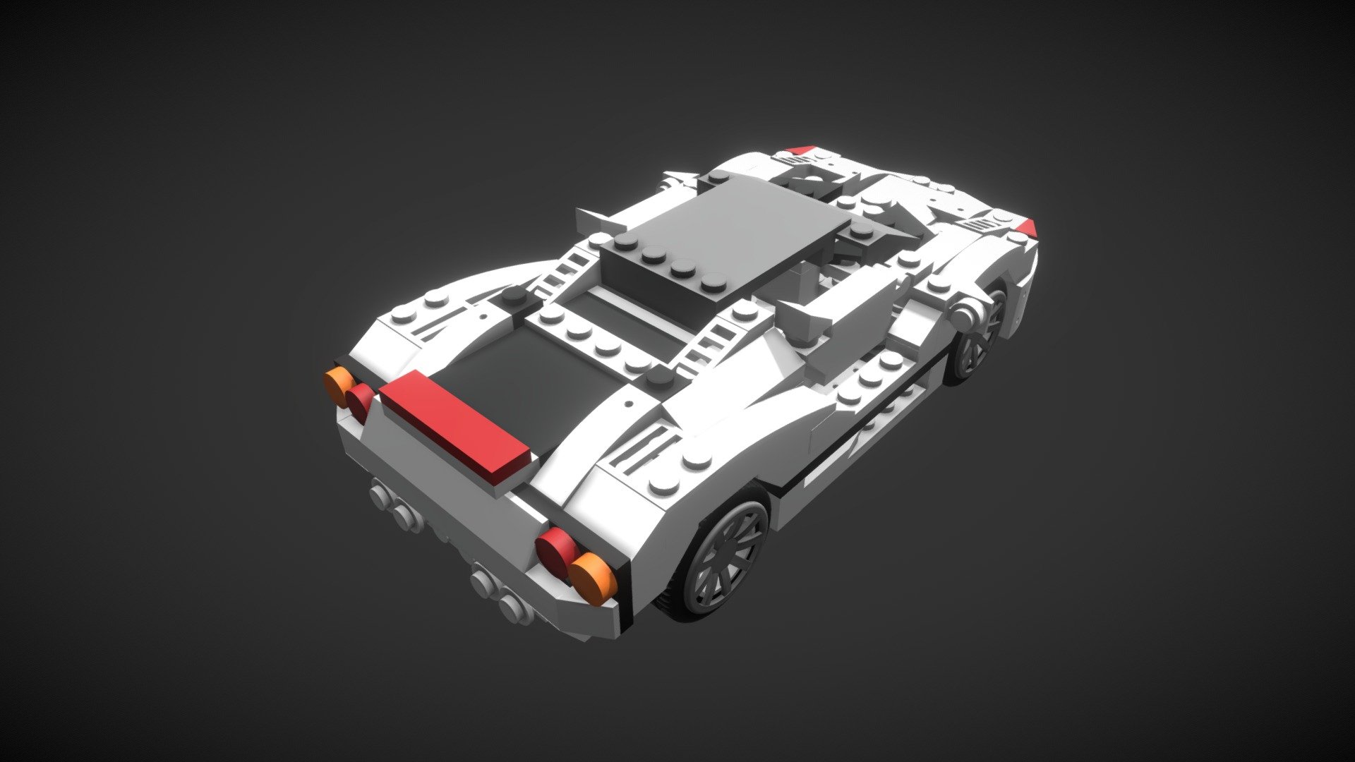 LEGO CAR - 3D model by 0x000000F4 [6c08c4f] - Sketchfab