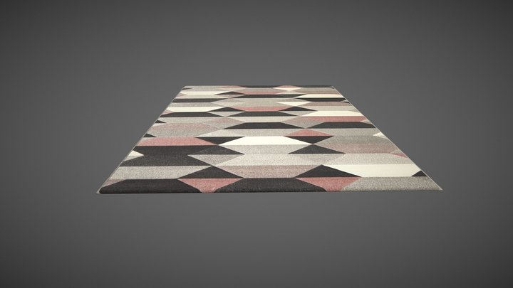 Carpet Castor 3D Model