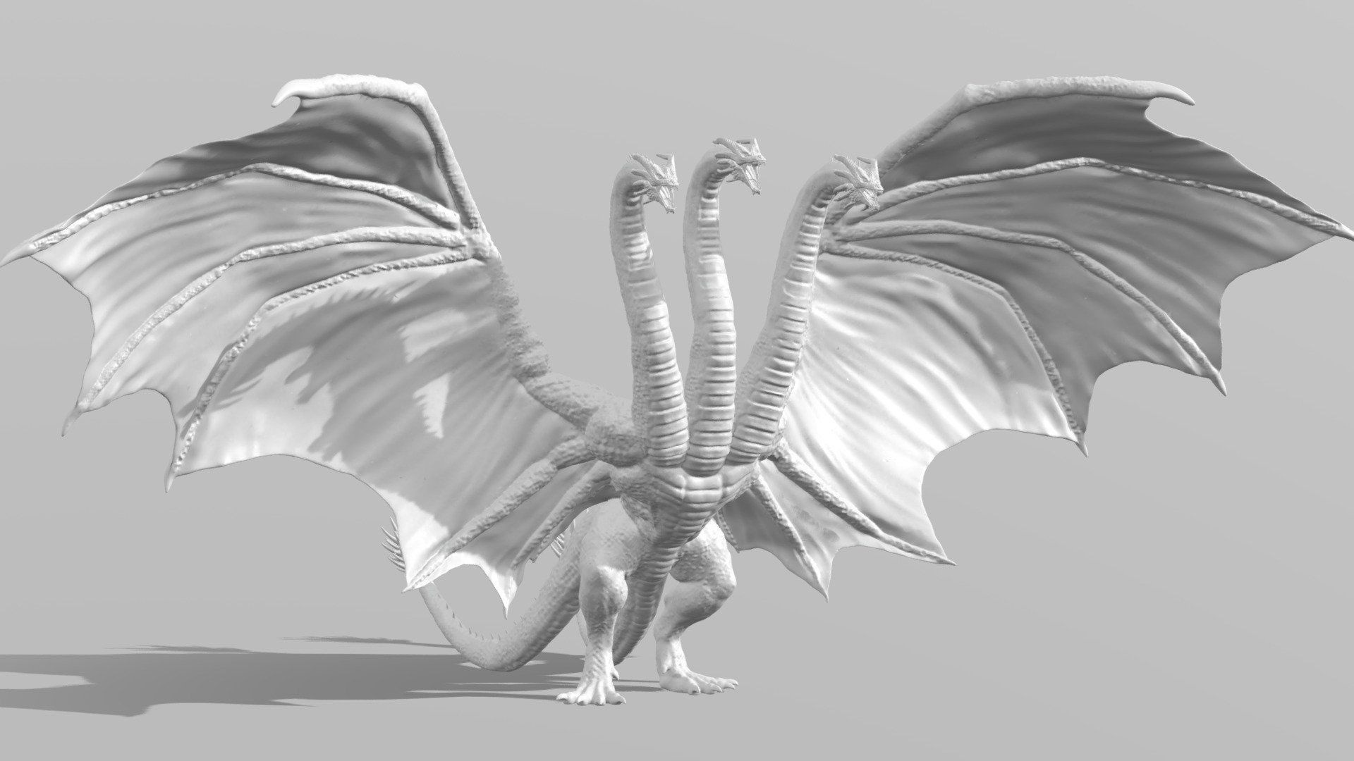 KING GHIDORAH - 3D model by Leviii (@rezafahleviboy95) [6c09b9a ...