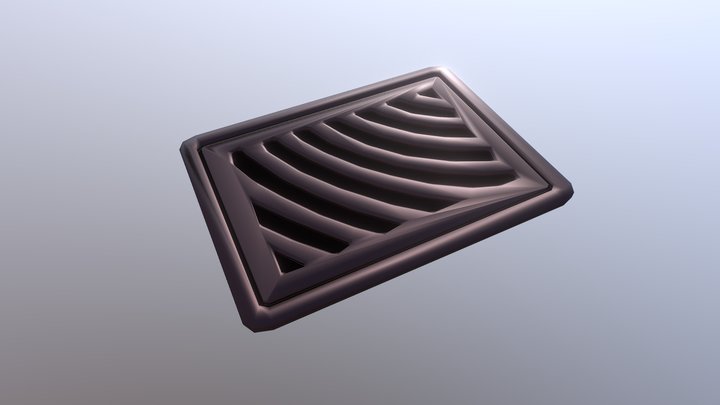Drain Grate 3D Model