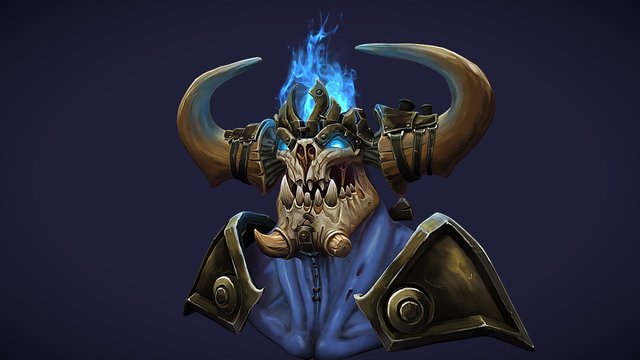 Tooth Wu painting in 3D 3D Model