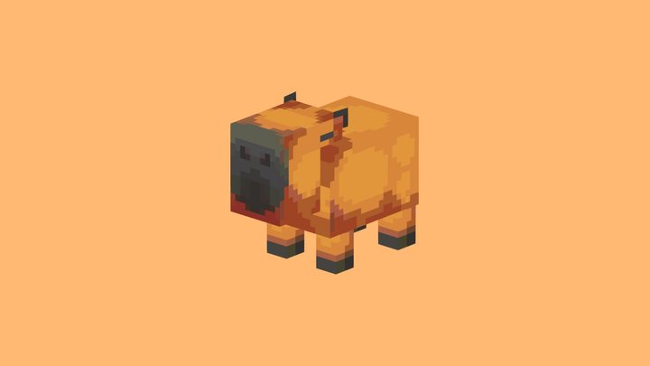Capybara 3D Model