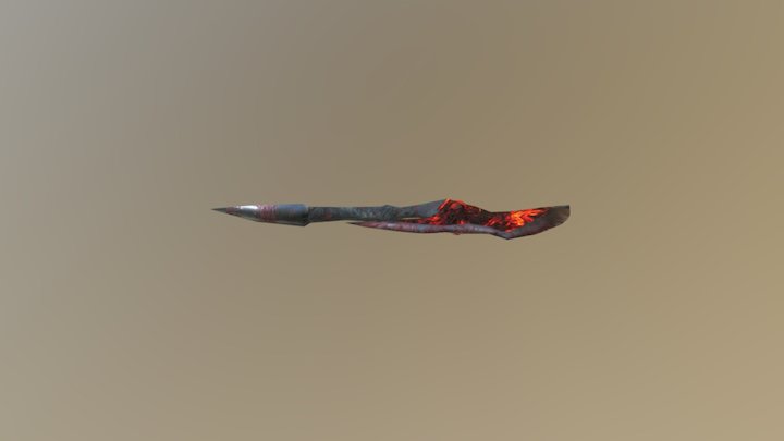 Lava Axe 3D Model