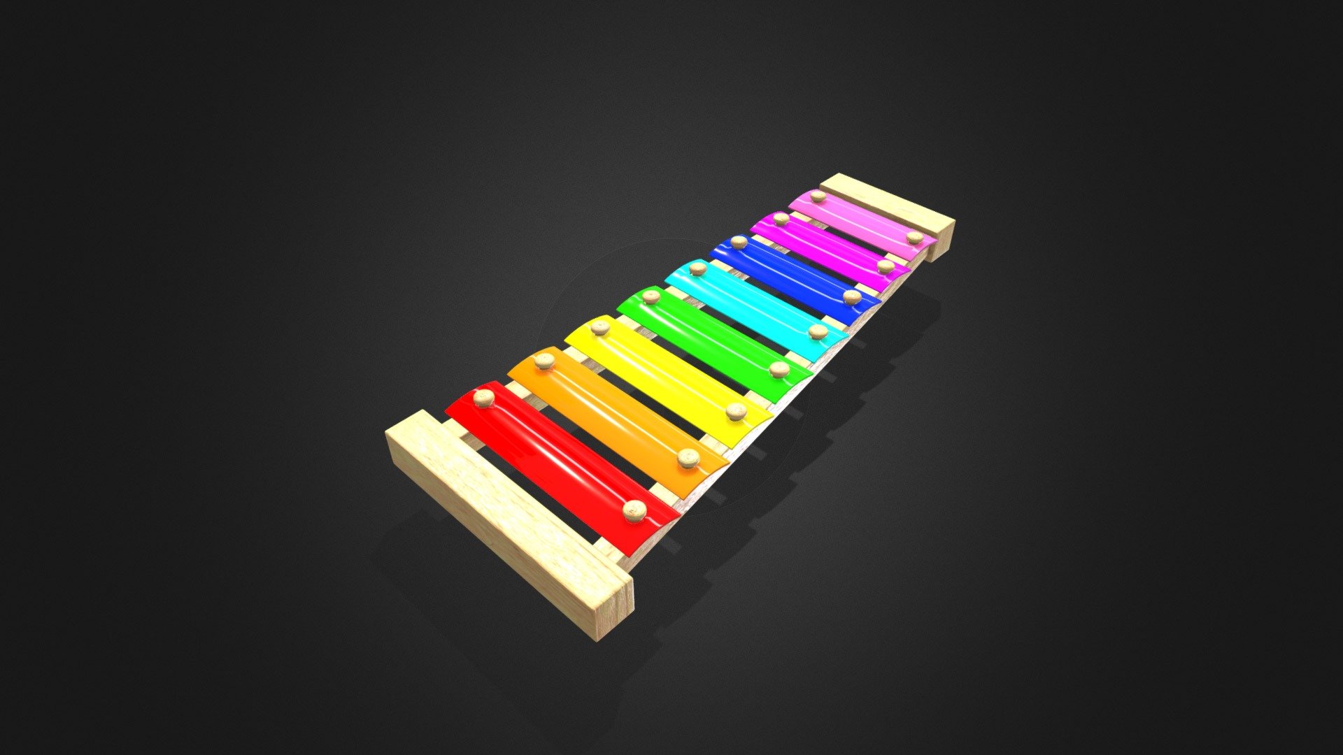Xylophone 3D model by Enlightenment (en1ightenment) [6c0e430