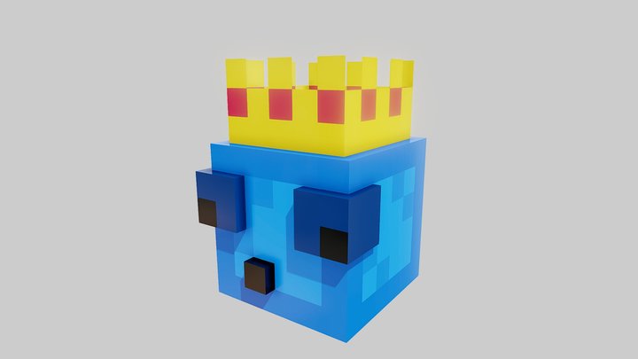 King Slime 3D Model