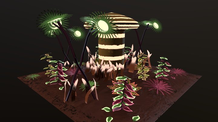 Plants and Organics 3D Model