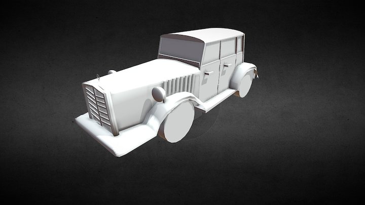 Gaz M1 Car 3D Model