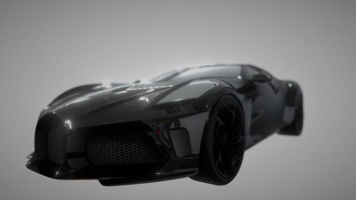 Bugatti La Voiture Noire 3D Model