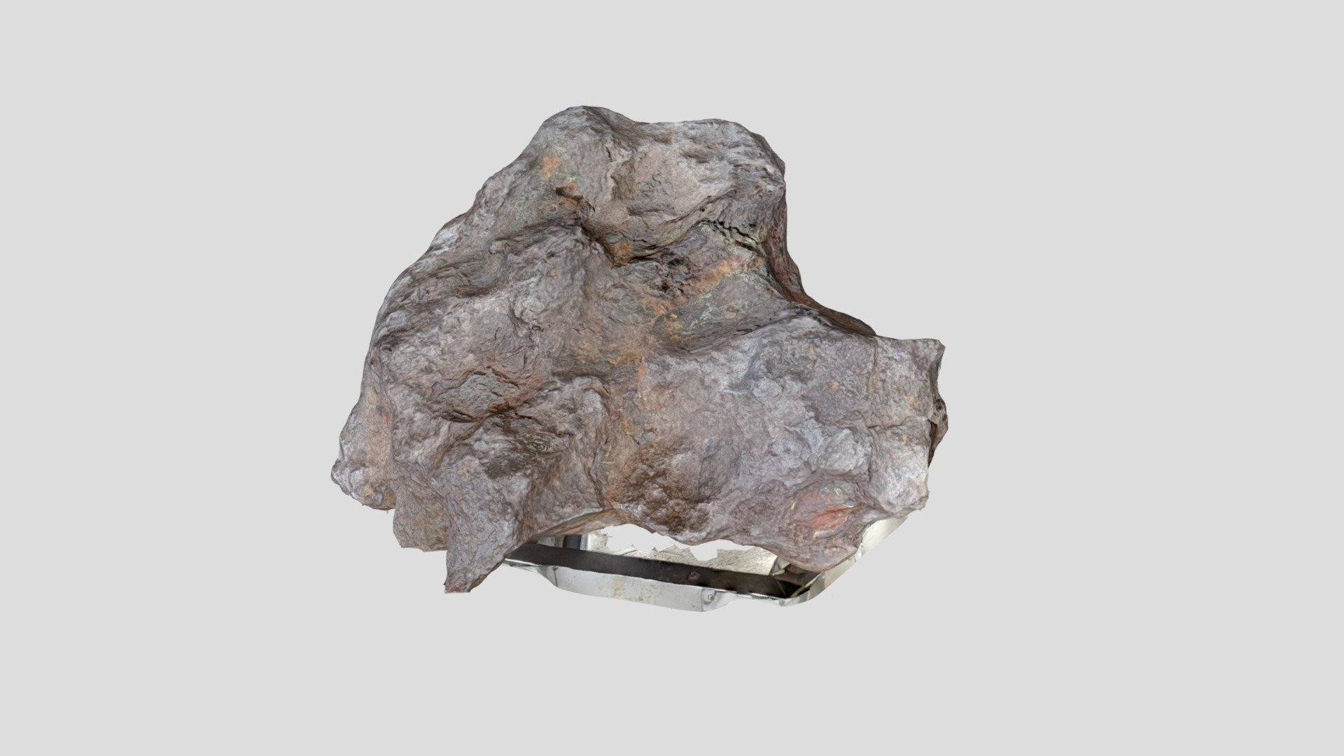 Ferric meteorite without support - Download Free 3D model by ...