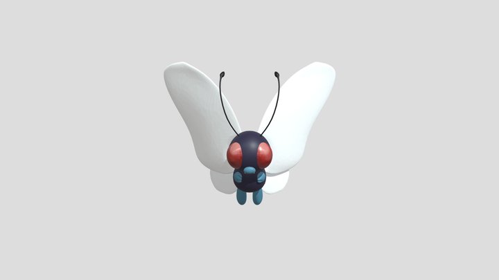 Butterfree 3D Model
