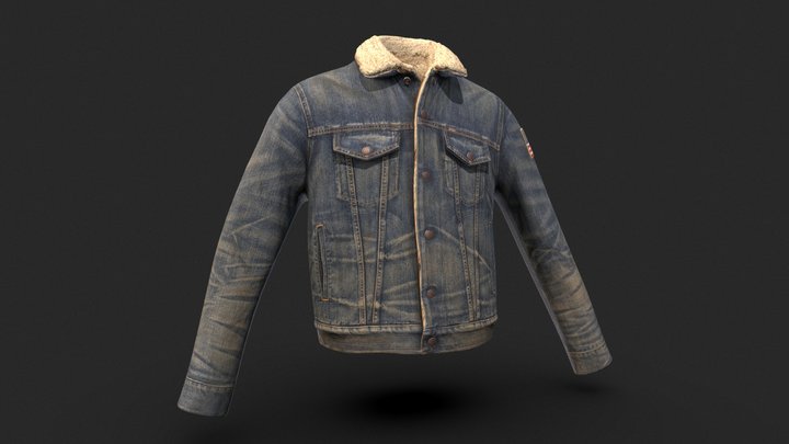 VEST JEANS RALPH LAUREN 3D Model