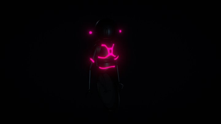 Pencil robot 3D Model