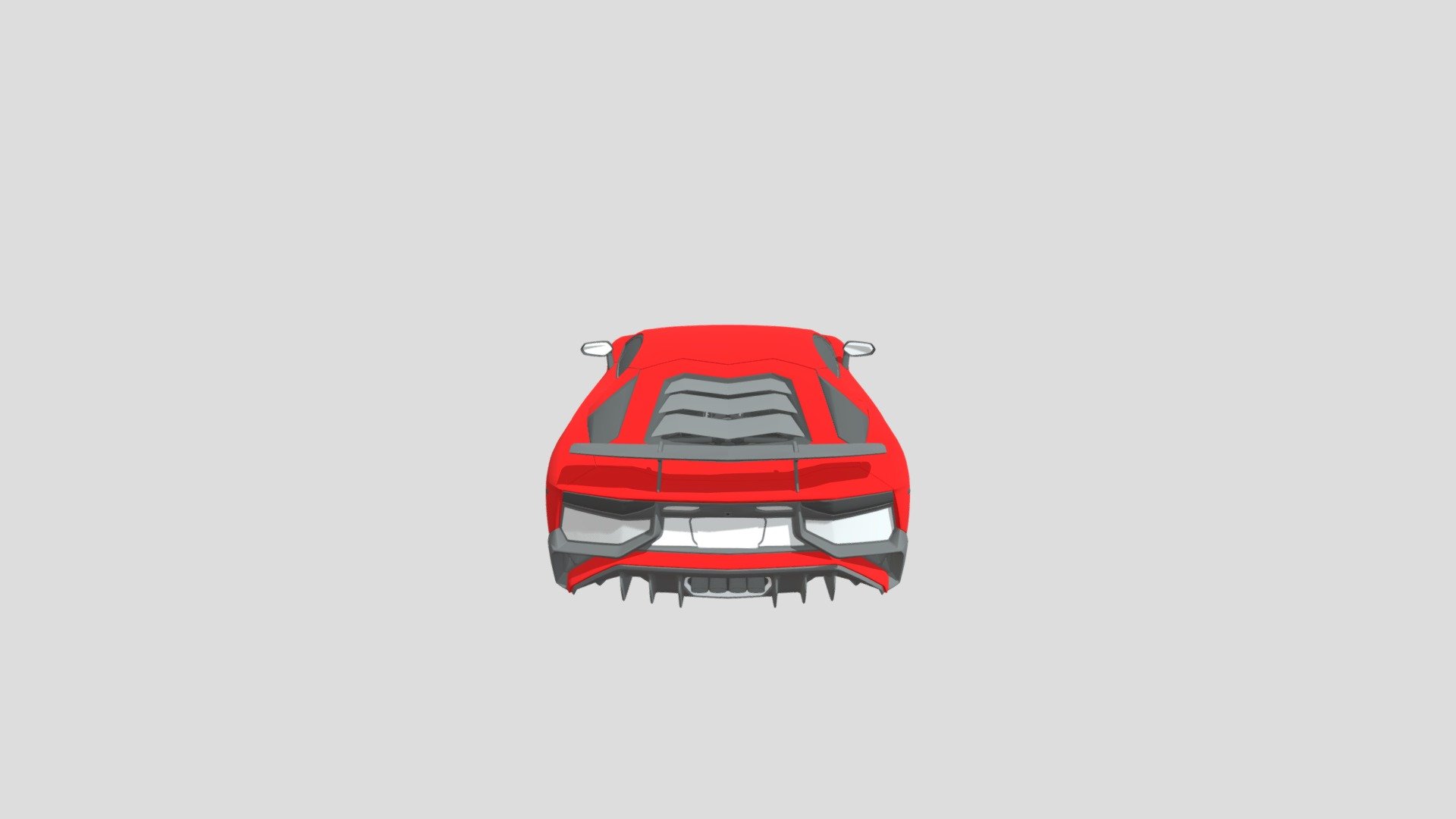 Lamborghini Aventador with interior — Sketchfab embed 3D viewer