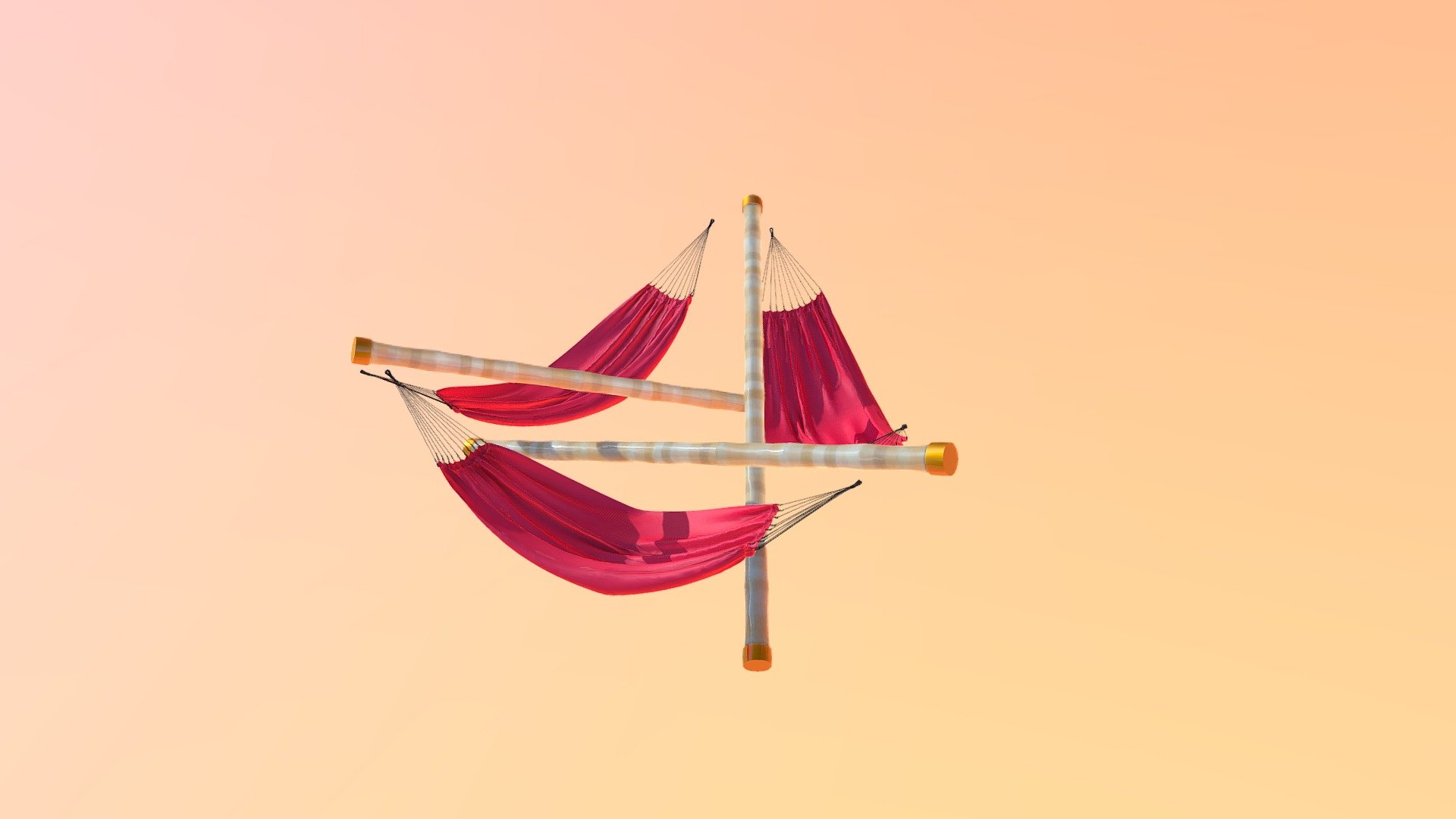 Bamboe Lounge Set — Sketchfab embed 3D viewer
