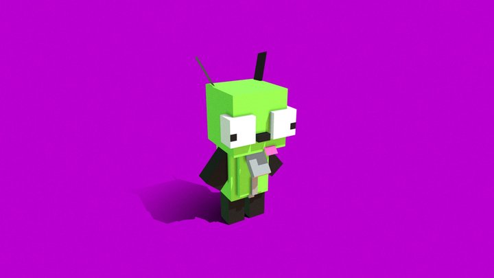 Gir - Invader Zim – Kostenloses 3D-Modell STL