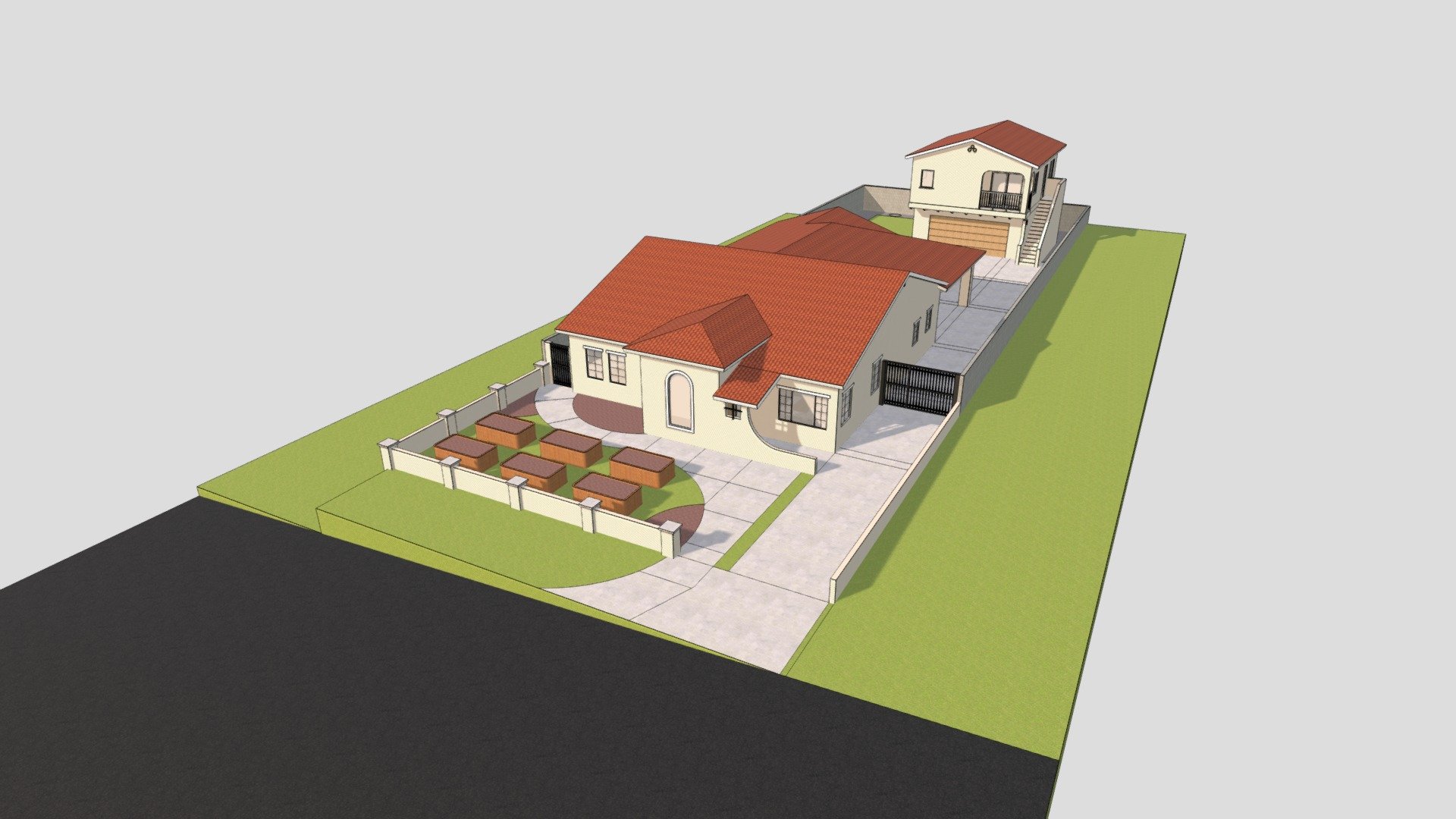 Block Wall - 3D model by Houses (@epicdb) [6c127b1] - Sketchfab