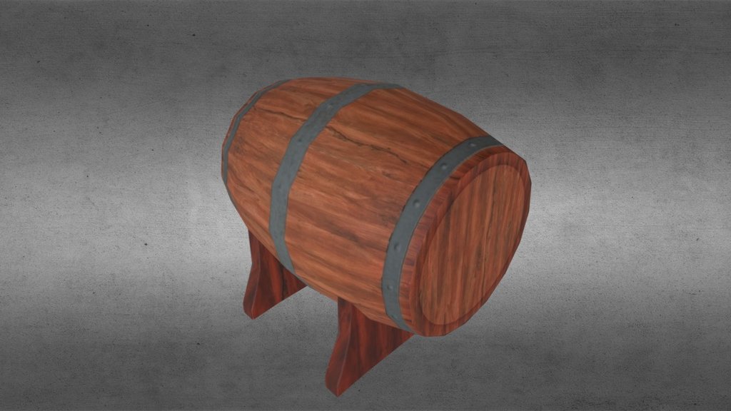 Wooden Barrel (Prop)