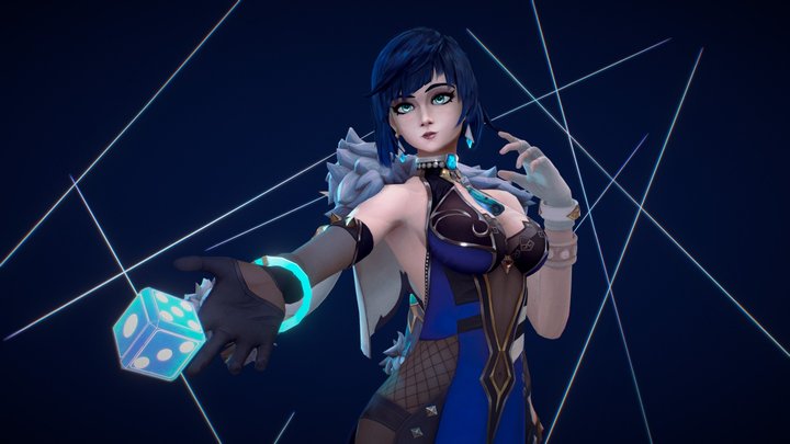 Yelan [Genshin Impact] 3D Model