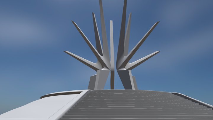 Kosmaj monument 3D Model