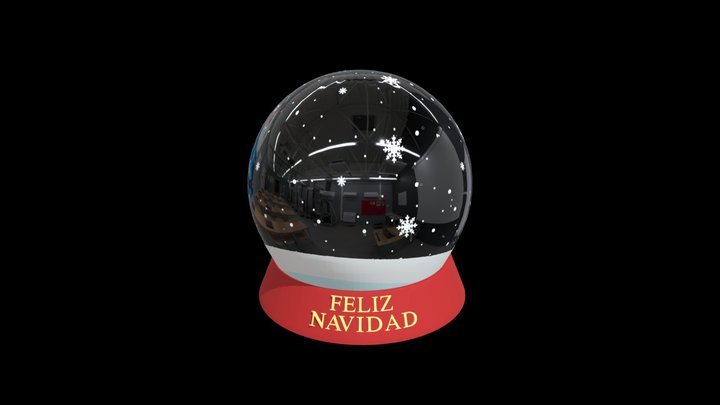 Esfera de navidad 3D Model