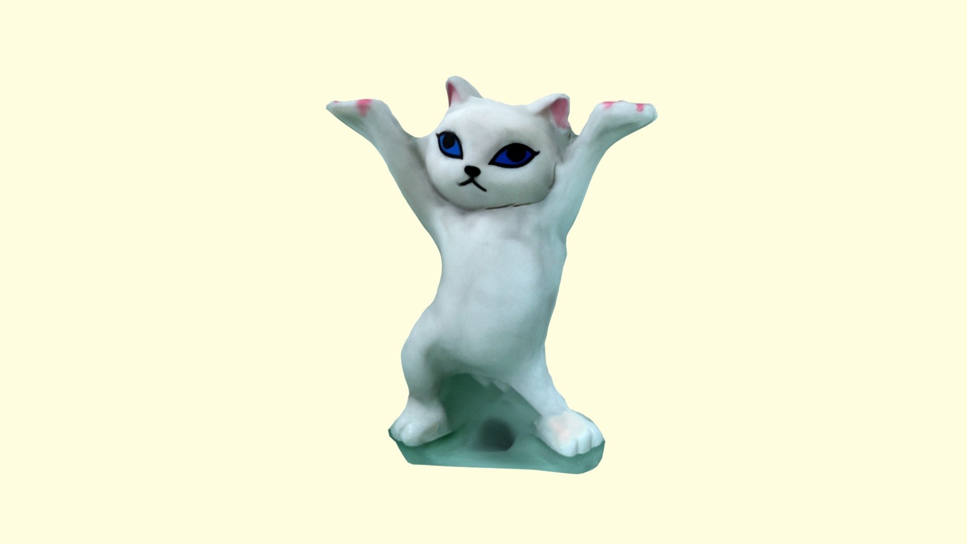 Toy Cat (White)