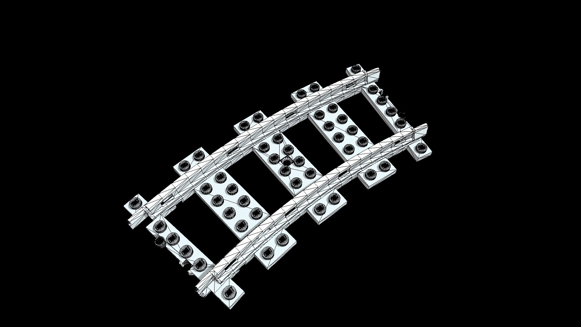 Train Track 9V Curve
