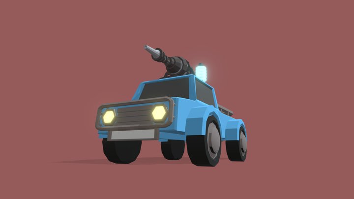 Self-Defense car 2000 3D Model