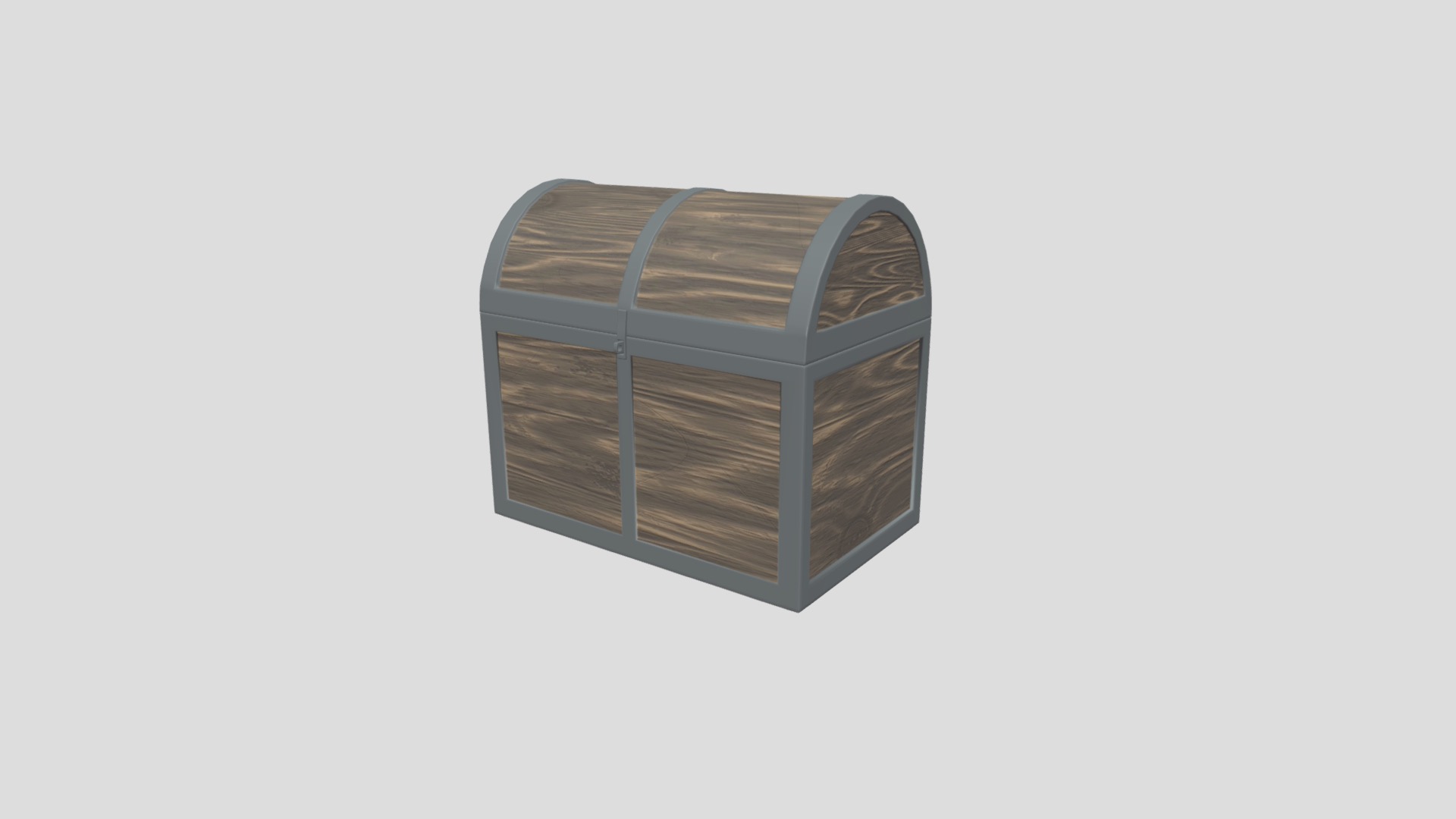 3D model Chest - This is a 3D model of the Chest. The 3D model is about a metal chair with a cushion.