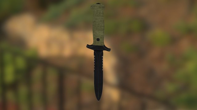 Knife CSGO 3D Model