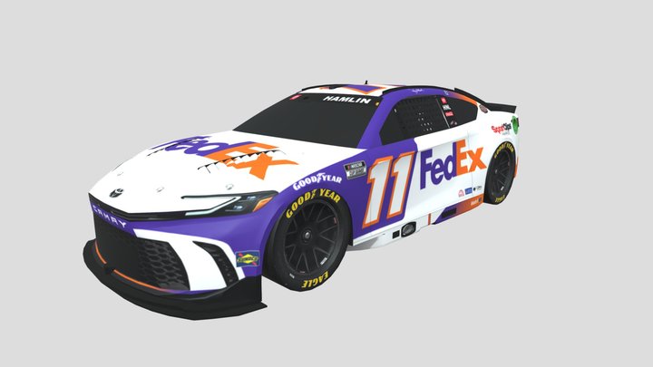 Denny Hamlin 2024 FedEx Camry 3D Model