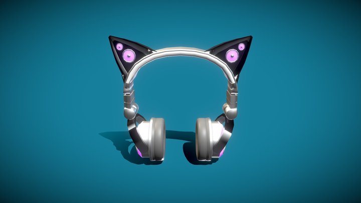 Headphones neko 3D Model