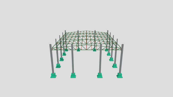 Modelagem Estrutural 3D - Impacto (18x22) 3D Model