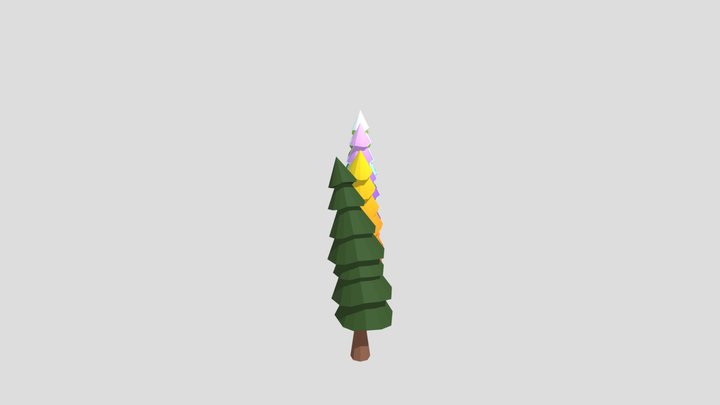 custom pinetrees 3D Model