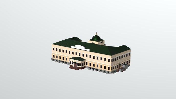 Bishop's House of Kazan's Kremlin 3D Model