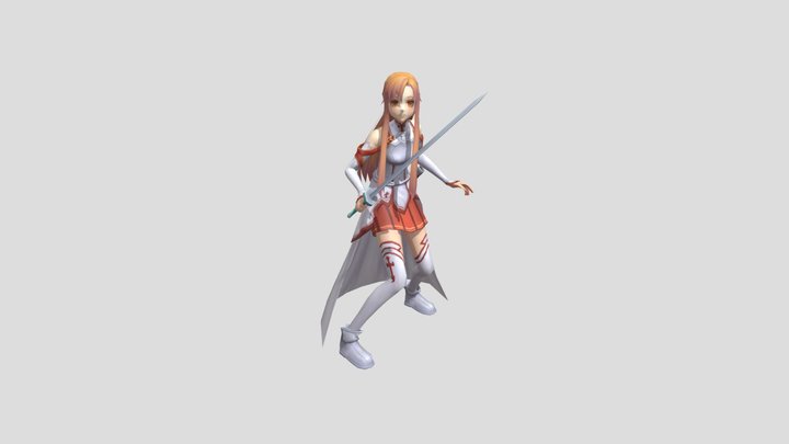 Butterfly Asuna Tia Chớp 3D Model