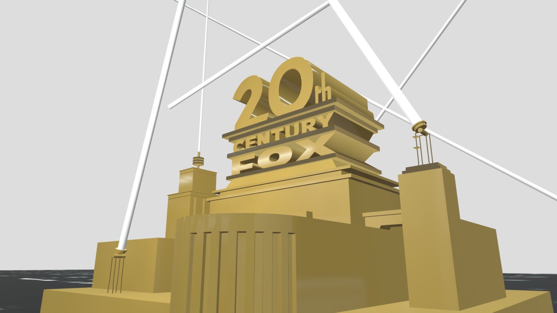 20th Century Fox logo REMADE - - 3D Warehouse